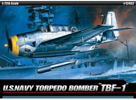 Збірна модель 1/72 Літак TBF Avenger Academy 12452