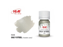 Акриловая краска Oily Steel / Маслянистая сталь ICM1026