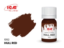 Акрилова фарба Hull Red / Червоний корпусний ICM1052