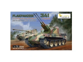 Сборная модель 1/72 Flakpanzer 3.7 cm Flakzwilling на шасси Пантера G 341 Vespid Models VS720013