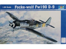 обзорное фото Збірна модель німецького літака  Fw190 D-9 Літаки 1/24