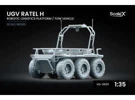 Збірна модель 1/35 Наземний дрон "Ratel H" (логістичний) ScaleX VG-35011