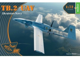Збірна модель 1/72 БПЛА Bayraktar TB2 Clear Prop 72034