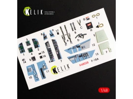 F/A-18A "Hornet" 3D interior decal for Kinetic kit 1/48 KELIK K48028