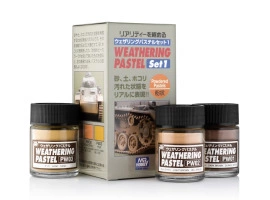 обзорное фото Weathering Pastel Set 1 / Паста для везеринга (Иммитация пыли и грязи) Набор №1 Weathering