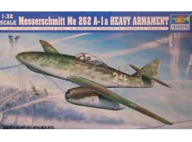 Збірна модель  німецького літака Messerchmitt Me 262 A-1a (з ракетою R4M)