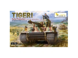 Сборная модель 1/72 Танк Тигр I Ранняя серия (специальный выпуск Lucky Tiger) Vespid Models VS720018