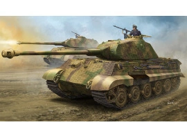 Scale model 1/35 German tank Sd.Kfz.182 King Tiger "Porsche Turret" with zimmerit HobbyBoss 84530