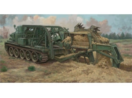 Scale model 1/35 High-speed trench-digging machine BTM-3 Trumpeter 09502