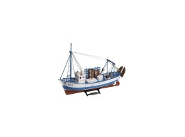 Збірна дерев'яна модель 1/35 Рибальське судно Траулер New Mare Nostrum Artesania Latina AL20100-N