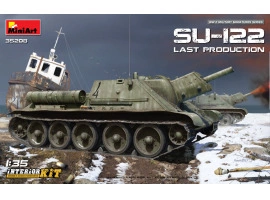 Збірна модель 1/35 Радянська САУ СУ-122 пізнє вирообництво Miniart 35208