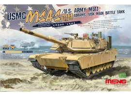 Scale model 1/35 Tank M1A1/AIM Abrams TUSK Meng TS-032