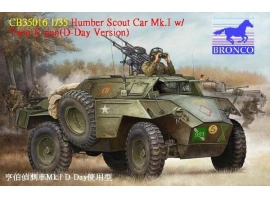обзорное фото Сборная модель Humber Scout Car Mk. I w/twin k-gun (D-day version) Бронетехника 1/35