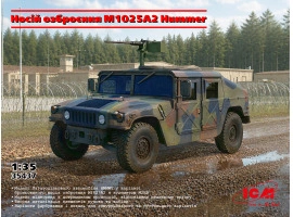 Сборная модель 1/35 Военный автомобиль Хаммер носитель вооружения M1025A2 ICM 35437 Сборная модель 1/35 Военный автомобиль Хаммер носитель вооружения M1025A2 ICM 35437