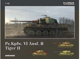 обзорное фото Pz.Kpfw. VI Ausf. B Tiger II ProfiPACK Бронетехніка 1/35