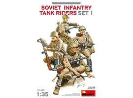Збірна модель 1/35 Фігури Радянська піхота на танку, 1 MiniArt 35309