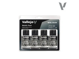 Набор акриловых красок Металлическая панель (Metallic Panel) VAL 77601