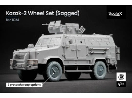 Набір коліс (з деформацією) для Козак-2 від ICM ScaleX WM 35006S