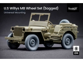 Набір коліс (з деформацією) для U.S Willys MB ScaleX WW 35001S