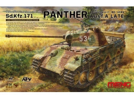 Збірна модель 1/35 Танк Sd.Kfz.171 Panther Ausf.A (пізніша модифікація) Meng TS-035
