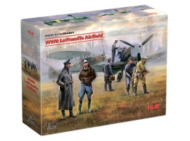 Збірна модель 1/48 Аеродром Люфтваффе (Друга світова війна) ICMDS4801
