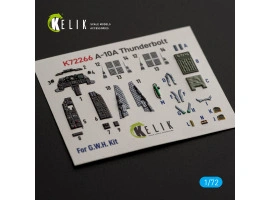 A-10A Thunderbolt декаль интерьер для комплекта GWH 1/72 KELIK K72266