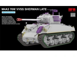 Збірна модель 1/35 Американський танк M4A3 76W VVSS Sherman Late Standard Version RFM RM-5132