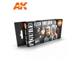 FLESH AND SKIN COLORS 3G / Набір фарб для шкіри та плоті