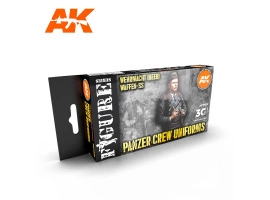 PANZER CREW BLACK UNIFORMS SET 3G / Набор красок для униформы панзерного экипажа