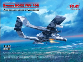 Scale model 1/48 American attack aircraft OV-10 Bronco NOGS ICM 48306