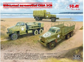 Scale model 1/35 Set US Military vehicles WW2 ICM DS3528