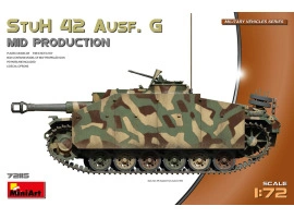 Збірна модель 1/72 САУ StuH 42 Ausf. G Середина виробництва MiniArt 72115