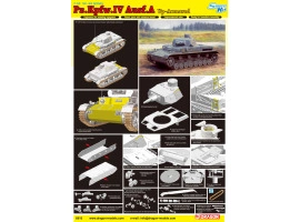 обзорное фото Pz.Kpfw.IV Ausf.A mit Zusatzpanzer Бронетехніка 1/35