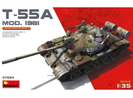 Збірна модель1/35 Танк Т-55А зразка 1981р. Miniart 37024