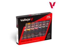 Game Color Beginner Acrylic Paint Set (Game Color Introduction) 16 pcs VAL 72299