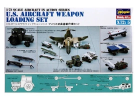 Збірна модель 1/72 Набір для завантаження авіаційної зброї США Hasegawa 35005