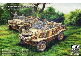 Сборная модель 1/35 Немецкий автомобиль-амфибия Schwimmwagen Type 128 AFV Club 35228 Сборная модель 1/35 Немецкий автомобиль-амфибия Schwimmwagen Type 128 AFV Club 35228