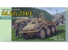 Сборная модель 1/35 Немецкий тяжелый бронеавтомобиль Sd.Kfz.234/1 (20-мм пушка) Dragon 6298 Сборная модель 1/35 Немецкий тяжелый бронеавтомобиль Sd.Kfz.234/1 (20-мм пушка) Dragon 6298