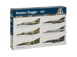 Збірна модель 1/48 Літак IDF Nesher / Dagger Italeri 2721