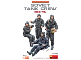Scale model 1/35 Figures Soviet tank crew 1960-70. Miniart 37037 Scale model 1/35 Figures Soviet tank crew 1960-70. Miniart 37037