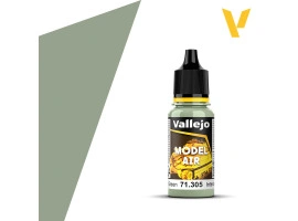 Акрилова фарба Сіро-зелений інтер'єр (Interior Grey Green) Vallejo Model Air VAL 71305