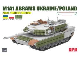 Збірна модель 1/35 Танк M1A1 Abrams Україна/Польща 2в1 (limited edition) RFM RM-5106