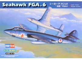 Збірна модель 1/72 Винищувач-бомбардувальник Sea Hawk FGA.6 HobbyBoss HB87251