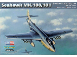 Збірна модель 1/72 Винищувач-бомбардувальник Sea Hawk MK.100/101 HobbyBoss HB87252
