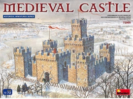 Збірна модель 1/72 Середньовічний замок MiniArt 72005