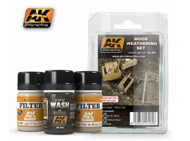 WOOD WEATHERING SET / НАБОР ХИМИИ ДЛЯ ВЕЗЕРИНГА - ОБРАБОТКА ДРЕВЕСИНЫ