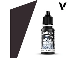 Акрилова фарба Збройовий метал (Gunmetal) Vallejo Model Color VAL 70863