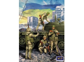 Збірна модель 1/35 Фігури Оборона Києва, березень 2022 р. Трофей MasterBox 35223