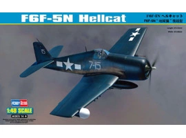 Сборная модель американского истребителя F6F-5N Hellcat