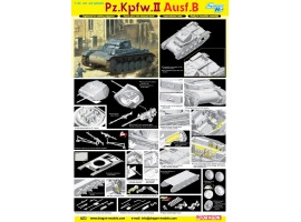 обзорное фото Pz.Kpfw.II Ausf.B Бронетехніка 1/35